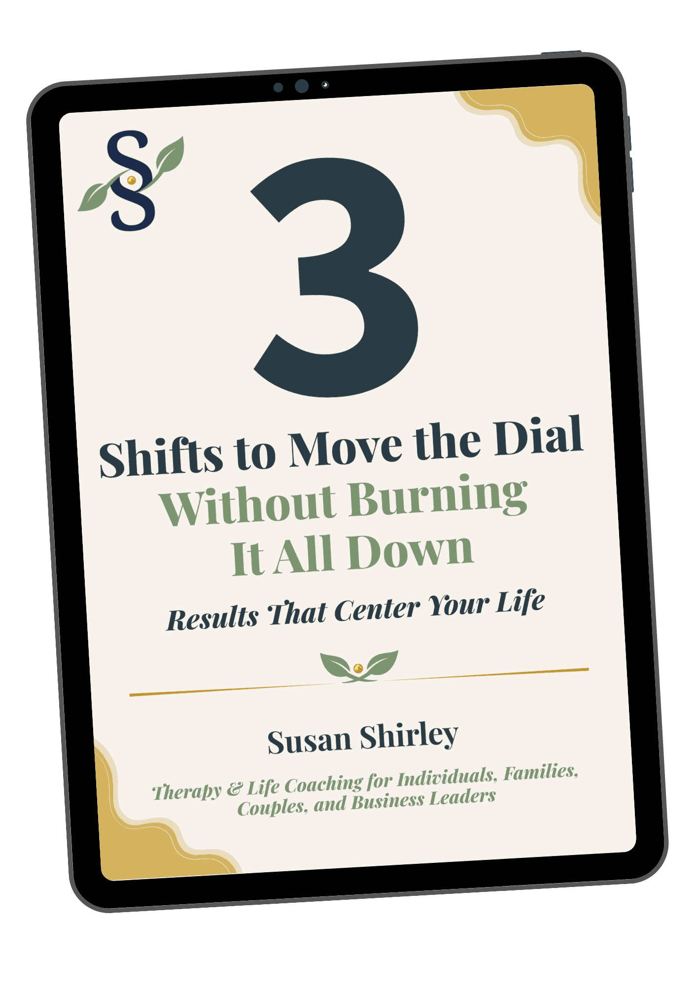 Susan Shirley eBook Cover in Tablet
