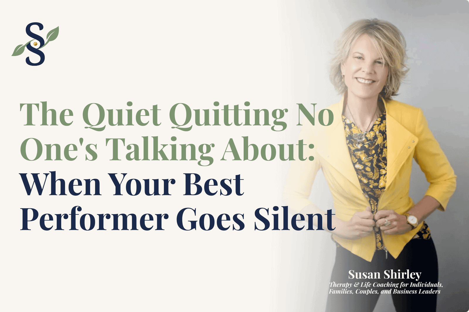 The Quiet Quitting No Ones Talking About When Your Best Performer Goes Silent
