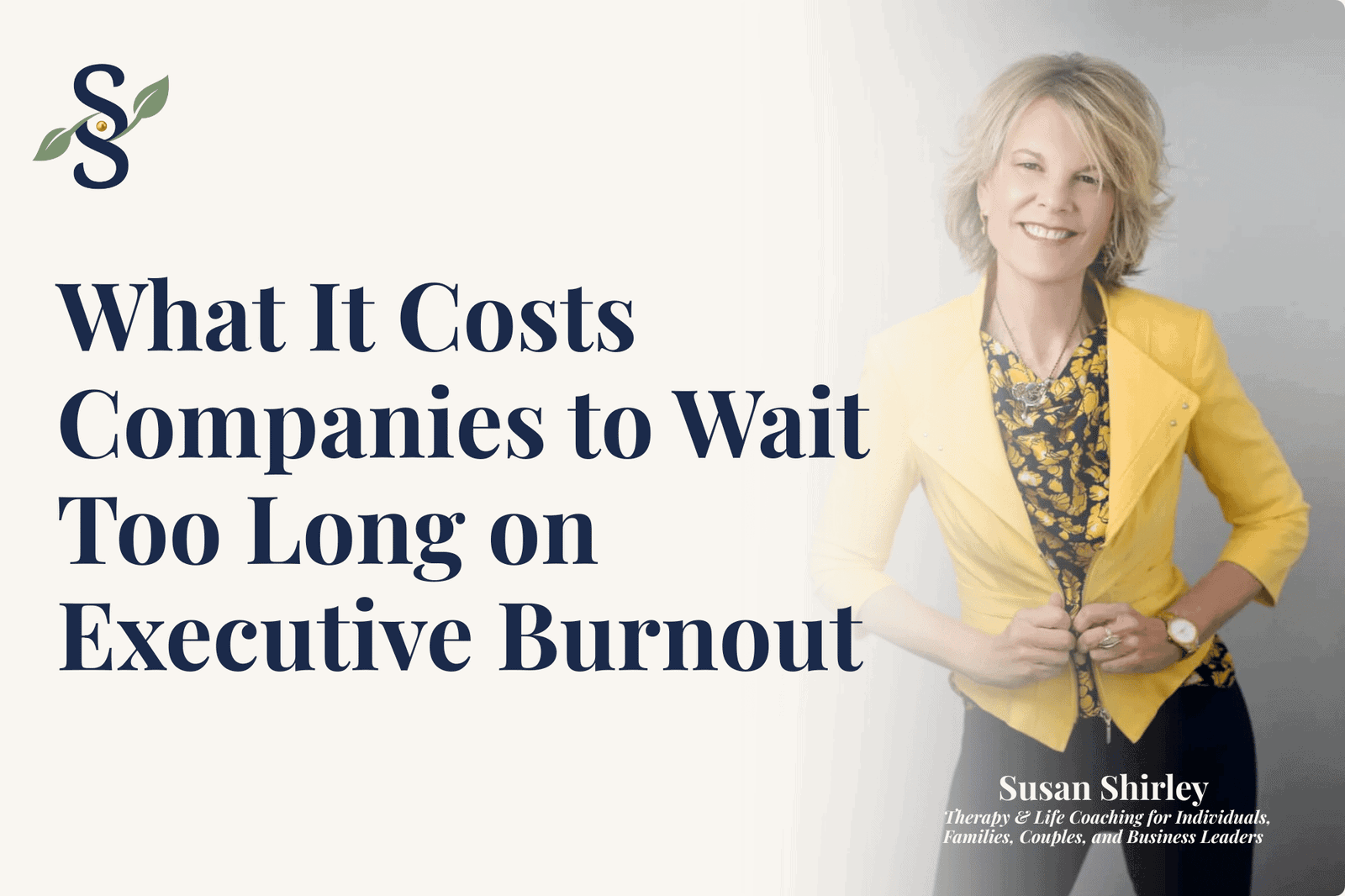 What It Costs Companies to Wait Too Long on Executive Burnout